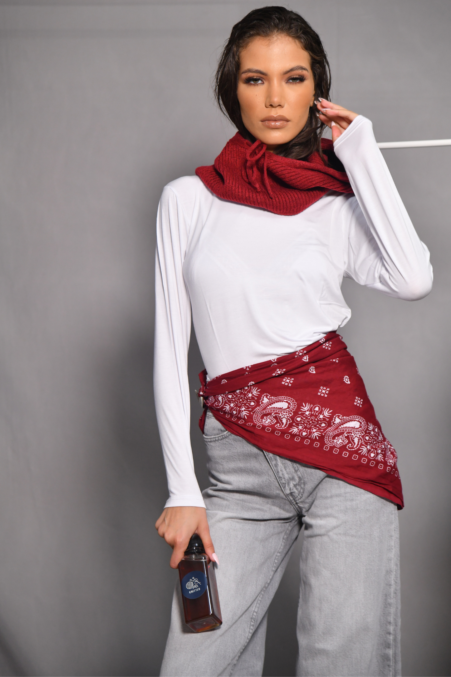 SNOODY KNITTY cagoule