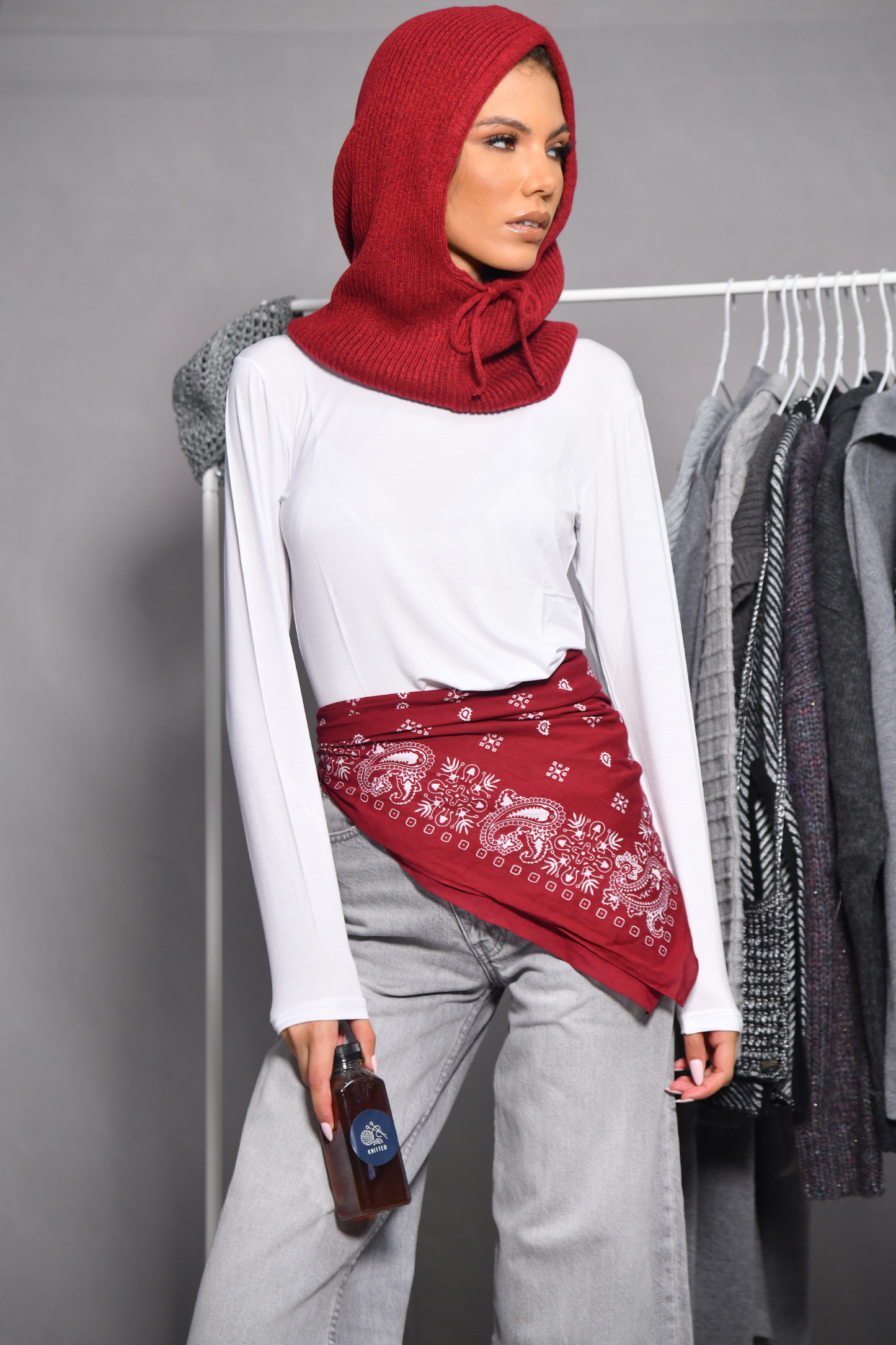 SNOODY KNITTY cagoule