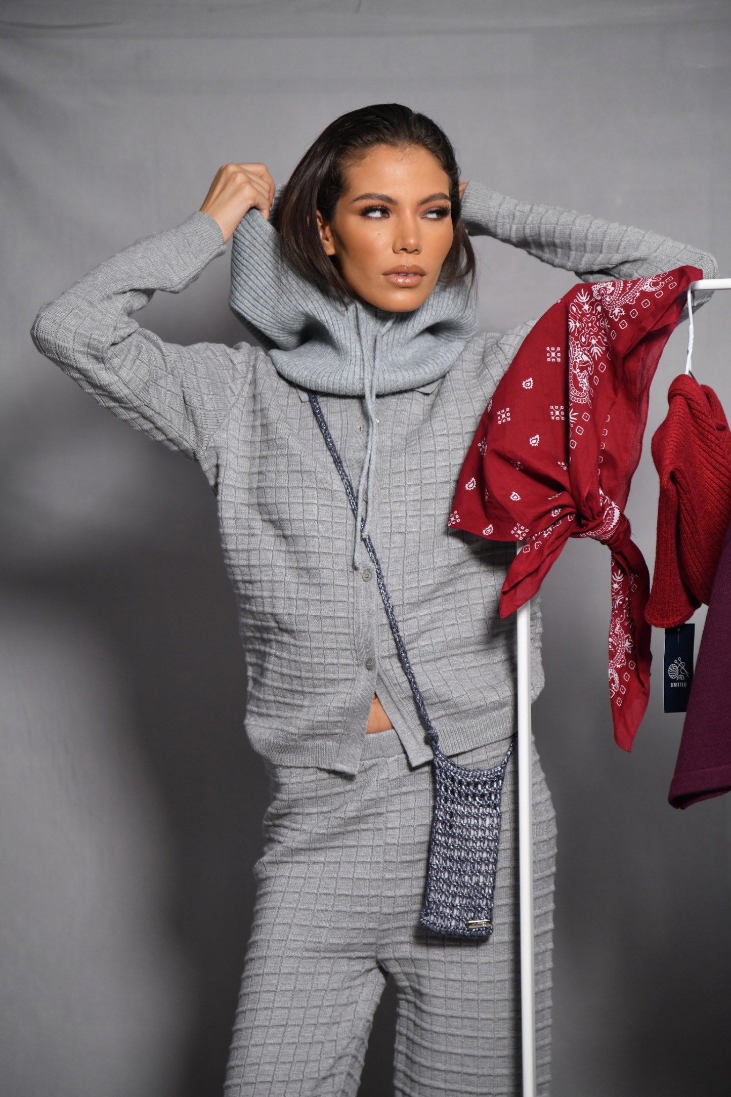 SNOODY KNITTY cagoule